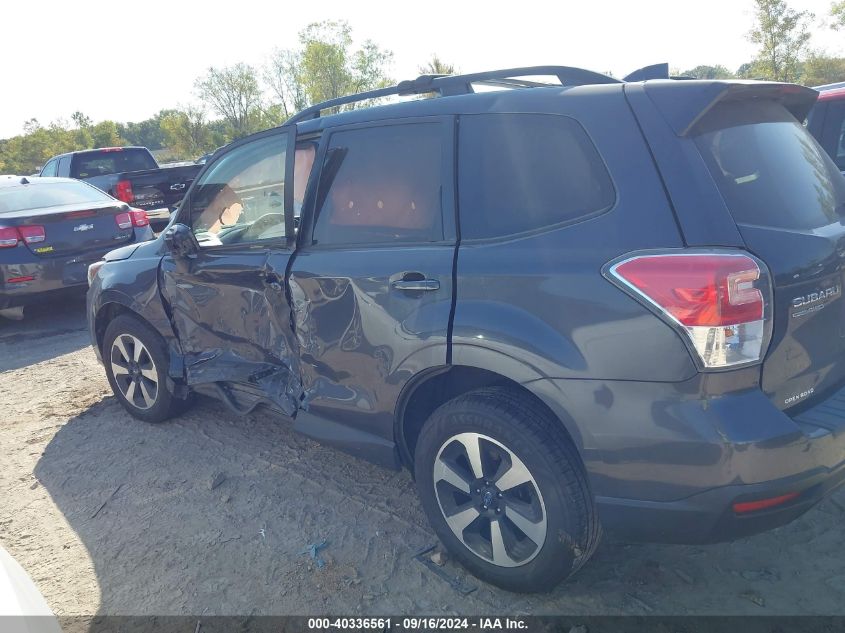 2017 Subaru Forester 2.5I Premium VIN: JF2SJAGC9HH593237 Lot: 40336561