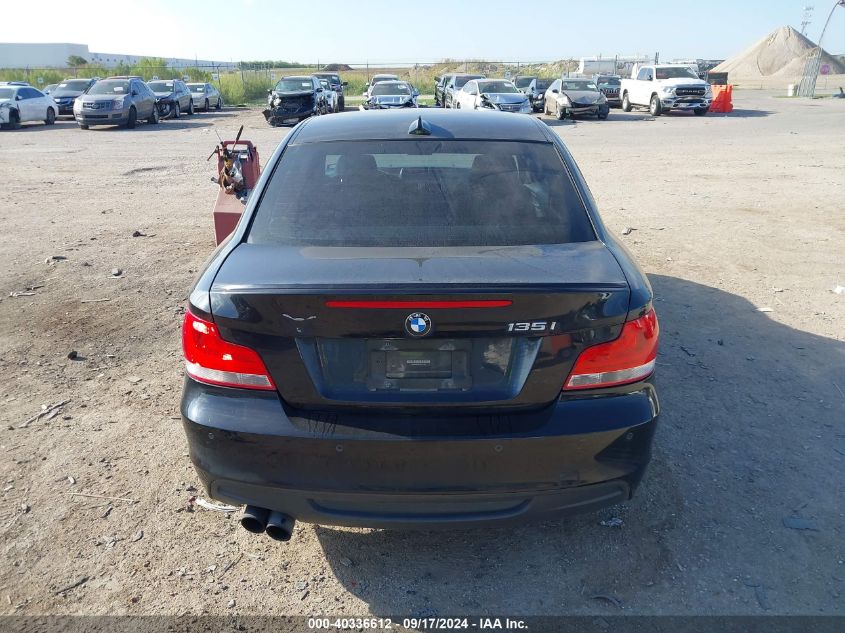 2012 BMW 135I VIN: WBAUC9C52CVM12168 Lot: 40336612