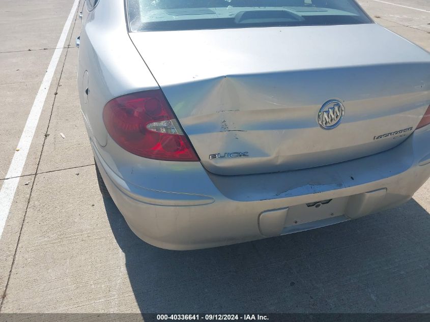 2006 Buick Lacrosse Cxl VIN: 2G4WD582961162896 Lot: 40336641