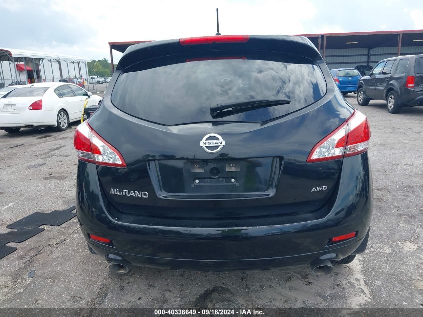 JN8AZ1MW1CW203242 2012 Nissan Murano S/Sl/Le