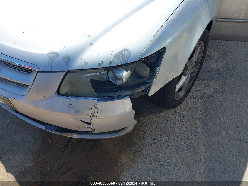 2007 HYUNDAI SONATA VIN: 5NPEU46F37H210957