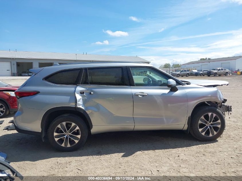 2021 Toyota Highlander Xle VIN: 5TDGZRBH5MS072925 Lot: 40336694