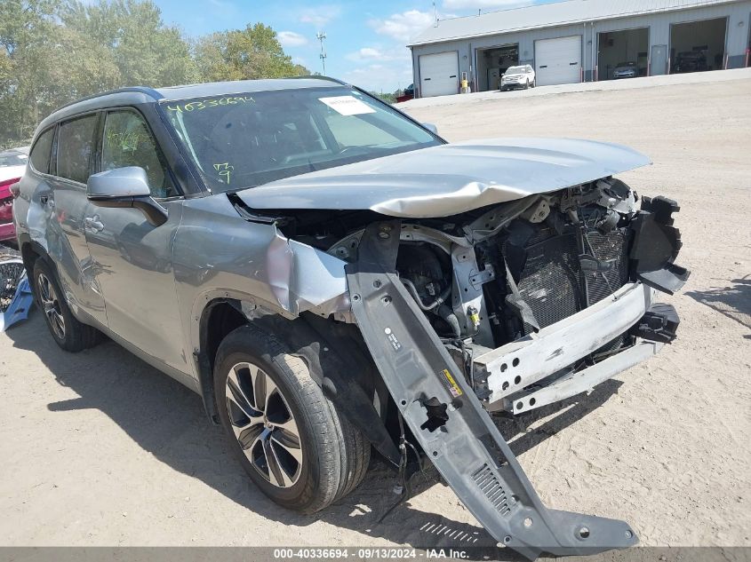 2021 Toyota Highlander Xle VIN: 5TDGZRBH5MS072925 Lot: 40336694