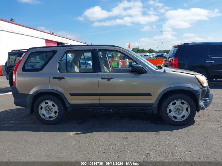 2005 Honda Cr-V Lx VIN: JHLRD68595C011683 Lot: 40336738