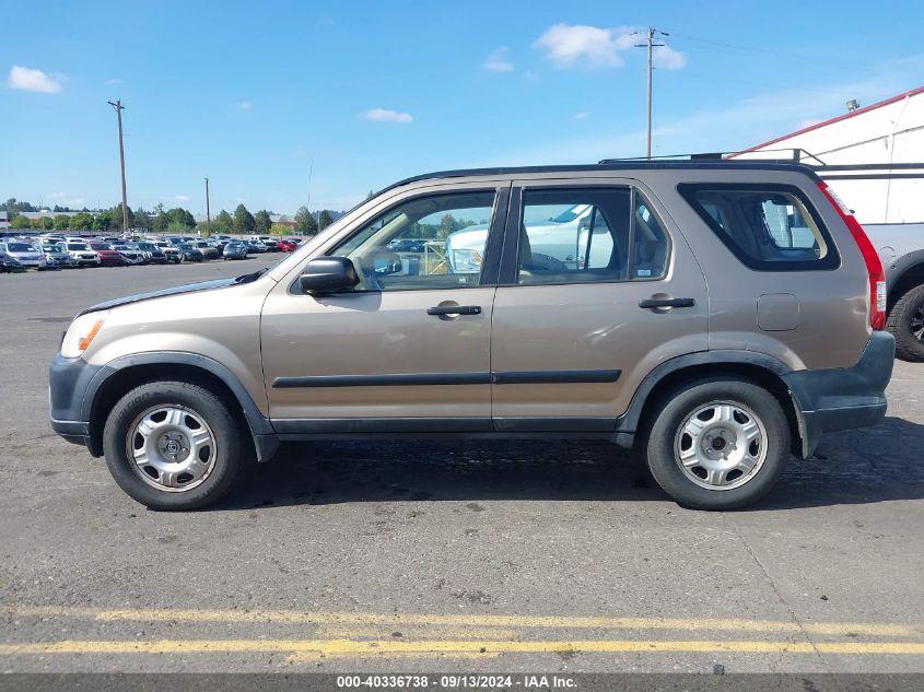 2005 Honda Cr-V Lx VIN: JHLRD68595C011683 Lot: 40336738