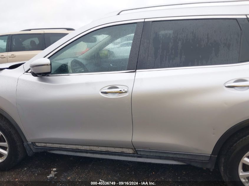 2017 Nissan Rogue Sv VIN: KNMAT2MV7HP516856 Lot: 40336749