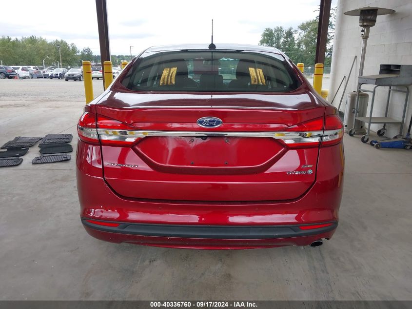 2018 Ford Fusion Hybrid Se VIN: 3FA6P0LUXJR111439 Lot: 40336760