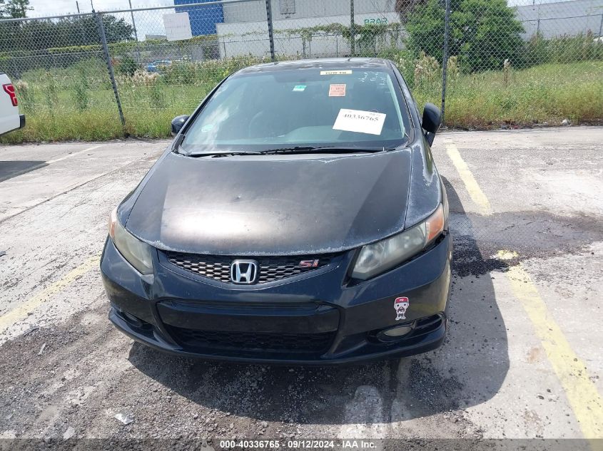 2012 Honda Civic Si VIN: 2HGFG4A58CH702608 Lot: 40336765