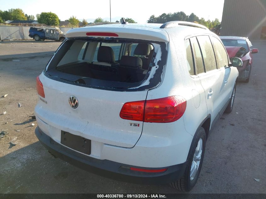 2016 VOLKSWAGEN TIGUAN S - WVGAV7AX0GW547198