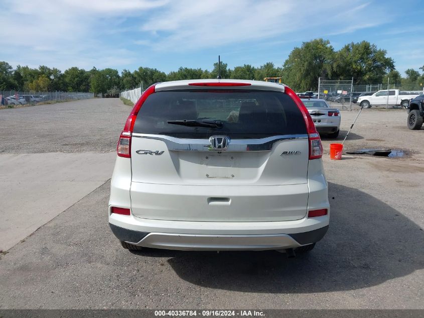 2015 Honda Cr-V Ex VIN: 5J6RM4H57FL085830 Lot: 40336784