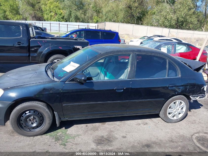 2003 Honda Civic Ex VIN: 2HGES26753H501077 Lot: 40336800