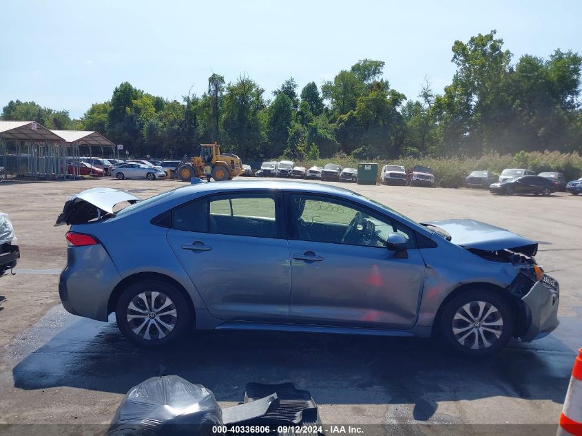 2022 Toyota Corolla Hybrid Le VIN: JTDEAMDE8NJ056284 Lot: 40336806