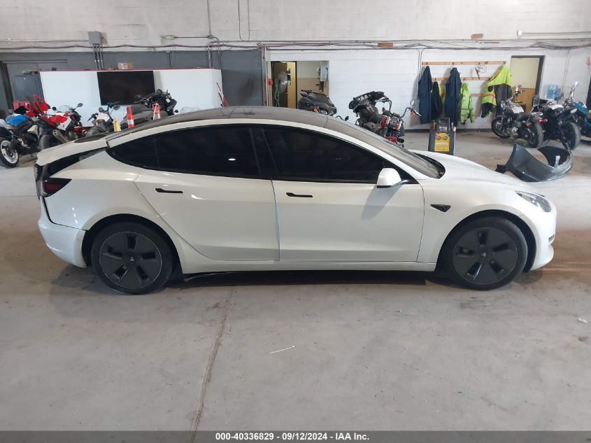 2022 Tesla Model 3 Long Range Dual Motor All-Wheel Drive VIN: 5YJ3E1EBXNF195418 Lot: 40336829