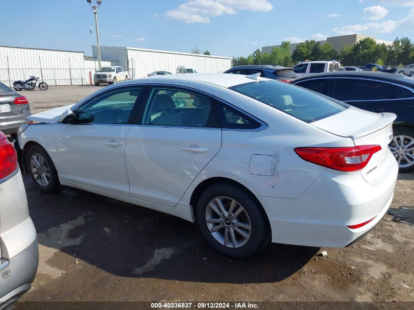 2015 Hyundai Sonata Se VIN: 5NPE24AF1FH017167 Lot: 40336837