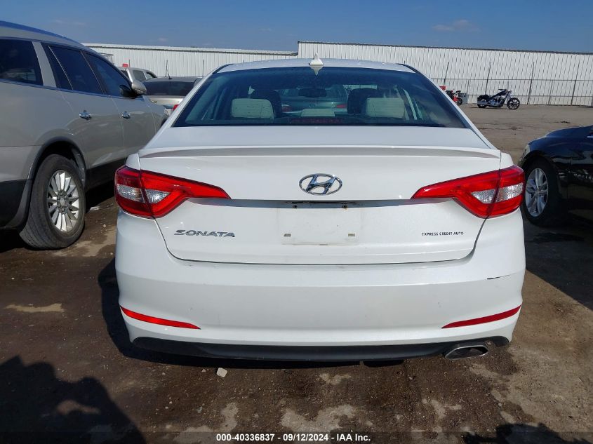 2015 Hyundai Sonata Se VIN: 5NPE24AF1FH017167 Lot: 40336837