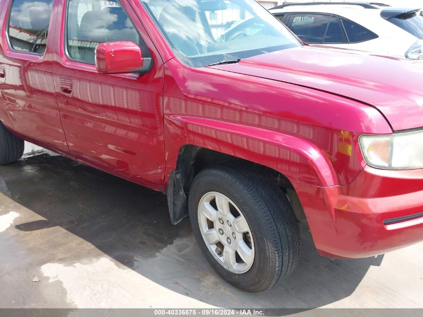 2006 Honda Ridgeline Rts VIN: 2HJYK16426H542486 Lot: 40336875