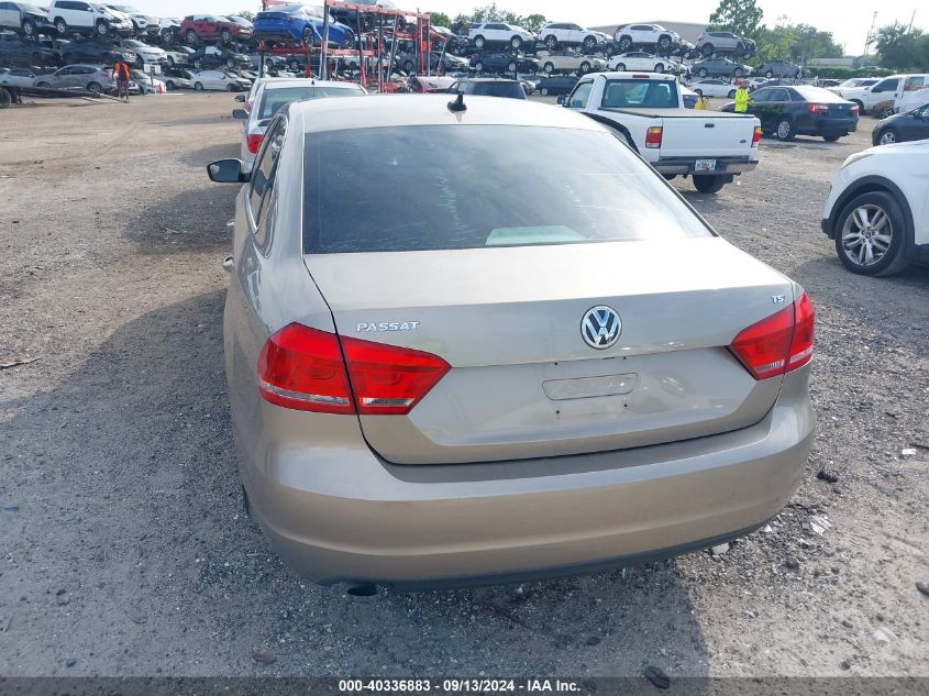 1VWAS7A38FC123033 2015 Volkswagen Passat S