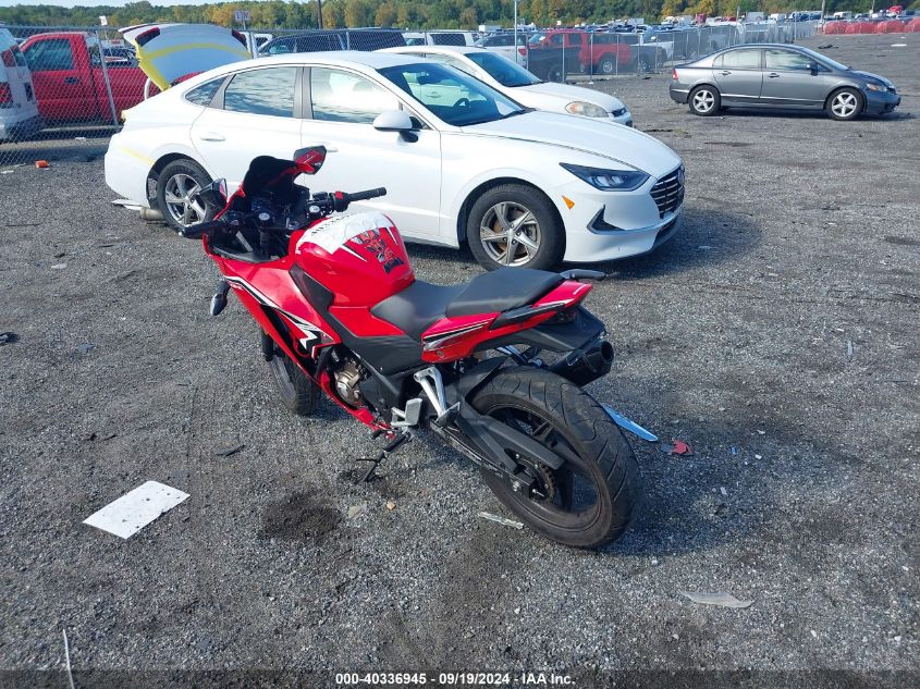 2021 Honda Cbr300 R VIN: MLHNC5102M5700004 Lot: 40336945