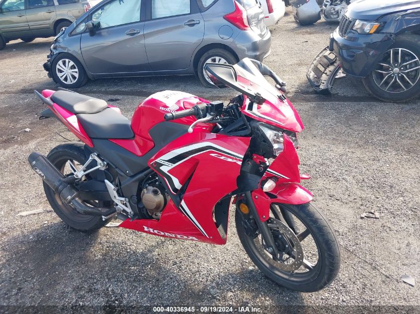 2021 Honda Cbr300 R VIN: MLHNC5102M5700004 Lot: 40336945