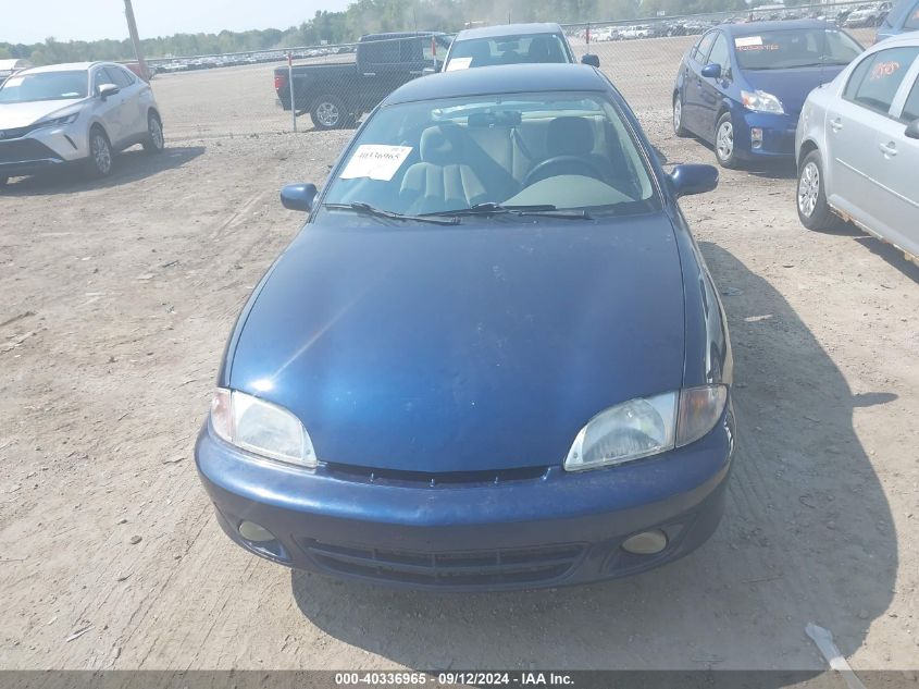 2002 Chevrolet Cavalier Z24 VIN: 1G1JH52T327163147 Lot: 40336965