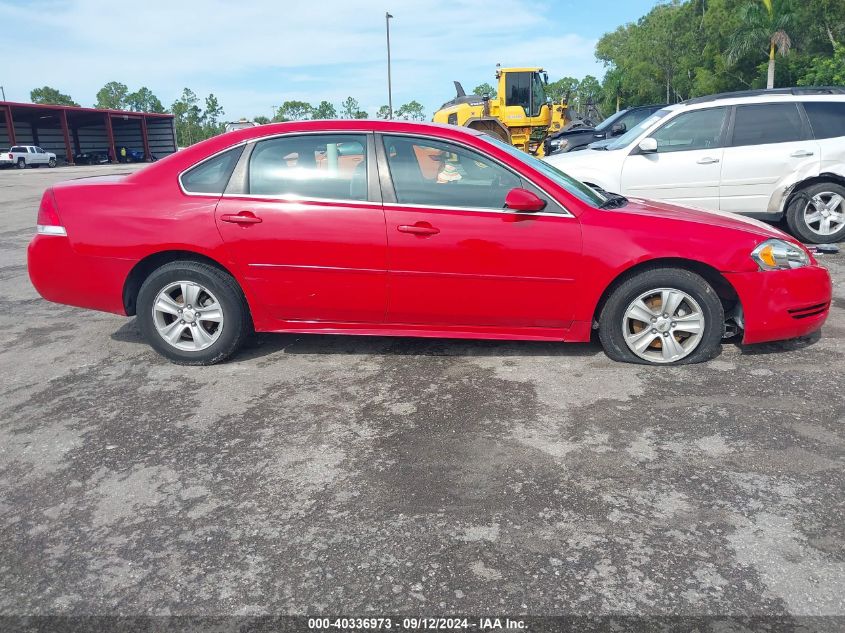 2013 Chevrolet Impala Ls VIN: 2G1WF5E34D1226389 Lot: 40336973