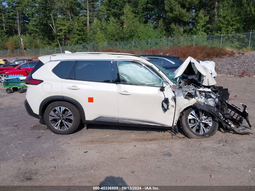 2021 Nissan Rogue Sv VIN: JN8AT3BB9MW220224 Lot: 40336989