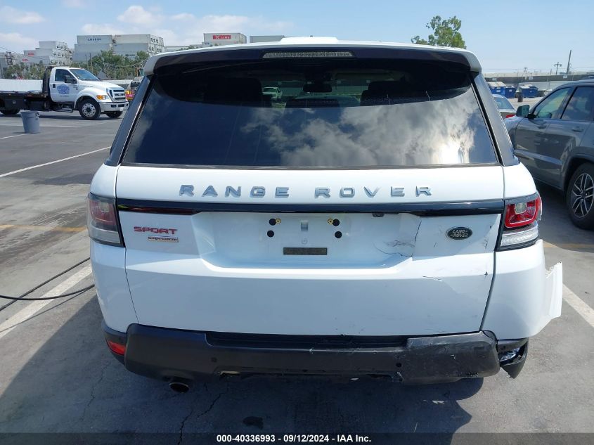 2015 Land Rover Range Rover Sport 5.0L V8 Supercharged VIN: SALWR2TF9FA619462 Lot: 40336993