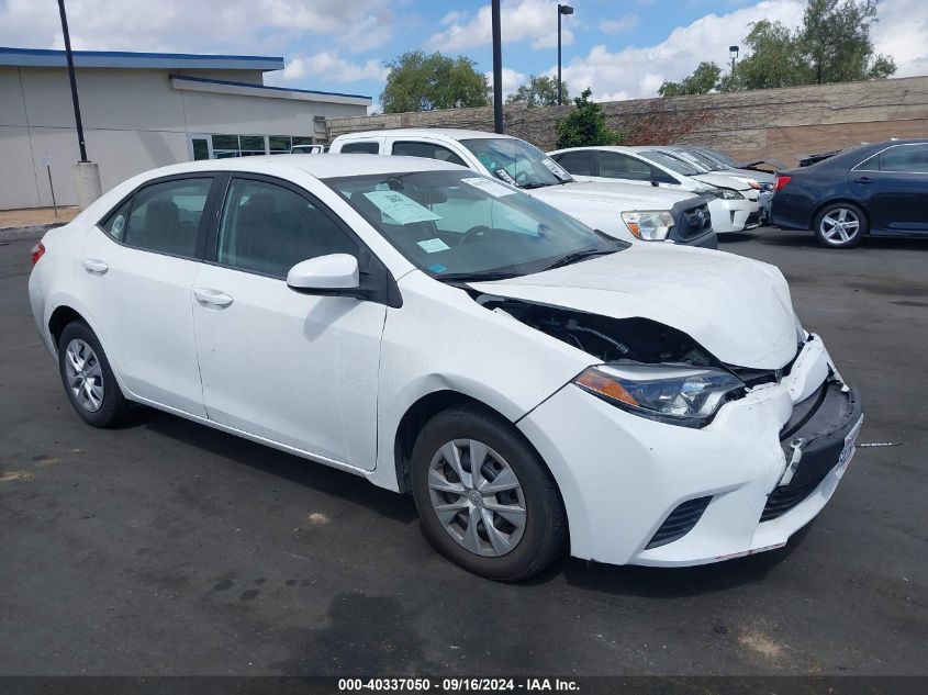 2015 TOYOTA COROLLA L - 5YFBURHE3FP315097