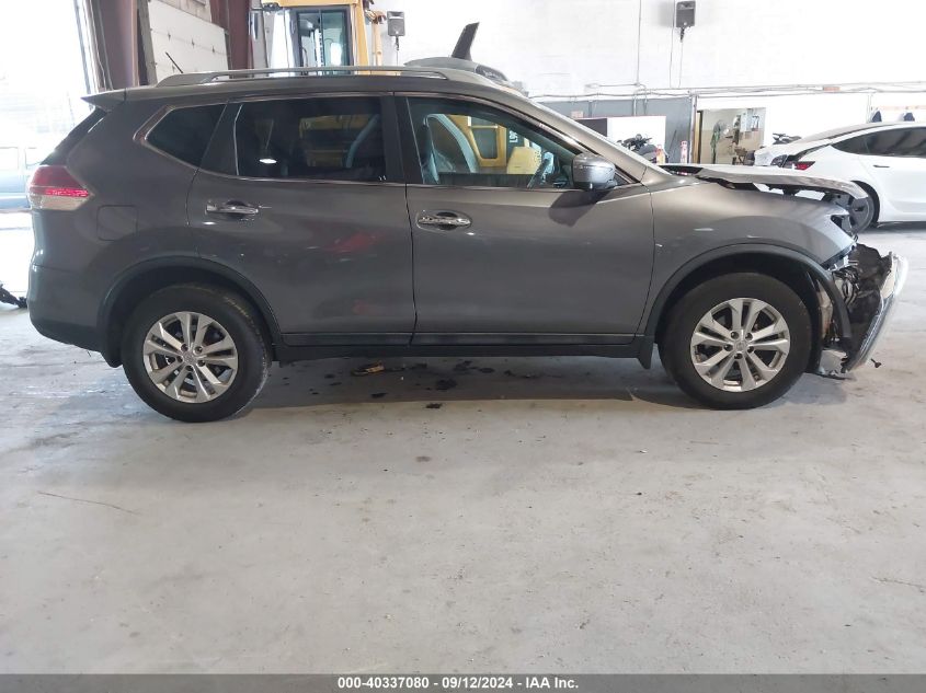 2016 Nissan Rogue Sv VIN: 5N1AT2MV6GC870949 Lot: 40337080