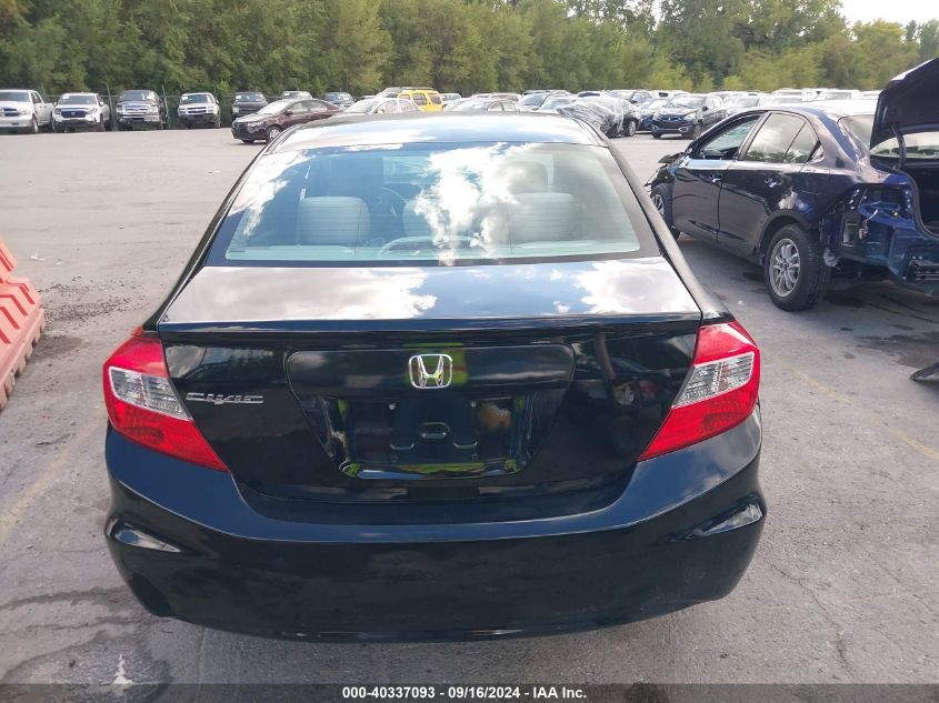 2012 Honda Civic Lx VIN: 2HGFB2F54CH317560 Lot: 40337093