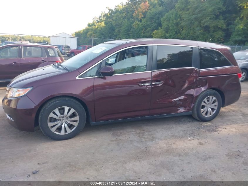 2014 Honda Odyssey Ex-L VIN: 5FNRL5H64EB086197 Lot: 40337121