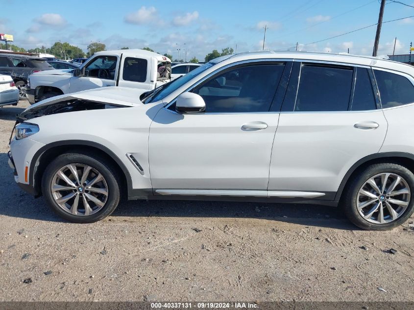 2019 BMW X3 xDrive30I VIN: 5UXTR9C55KLD96833 Lot: 40337131