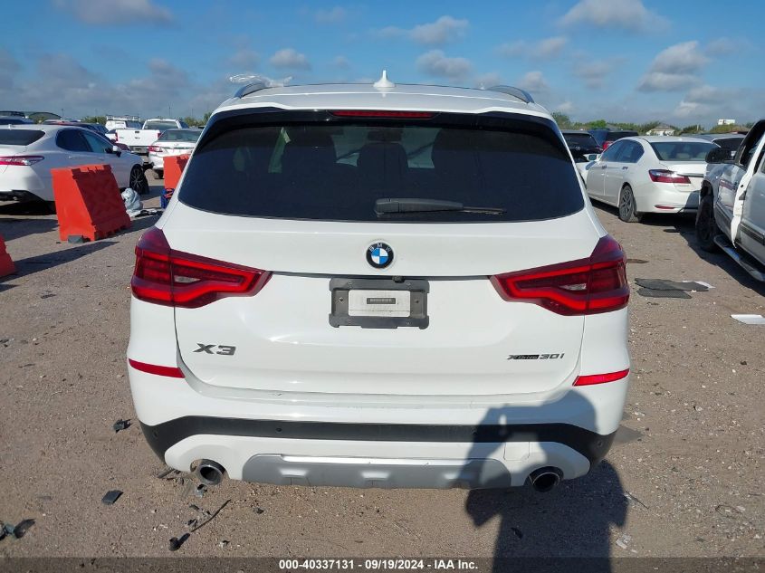 2019 BMW X3 XDRIVE30I - 5UXTR9C55KLD96833