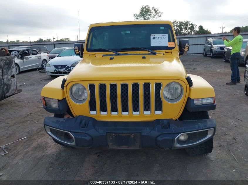 2018 Jeep Wrangler Unlimited Sahara 4X4 VIN: 1C4HJXEG0JW325535 Lot: 40337133