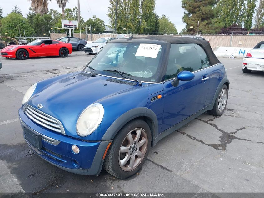 2007 Mini Cooper VIN: WMWRF33517TF67373 Lot: 40337137