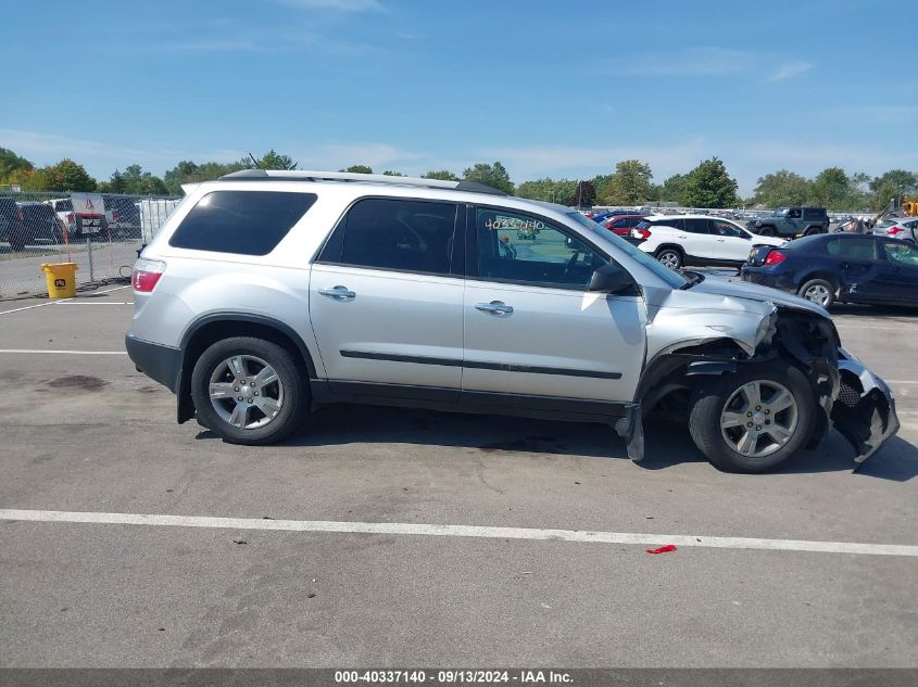 1GKLVKEDXAJ240386 2010 GMC Acadia Sl