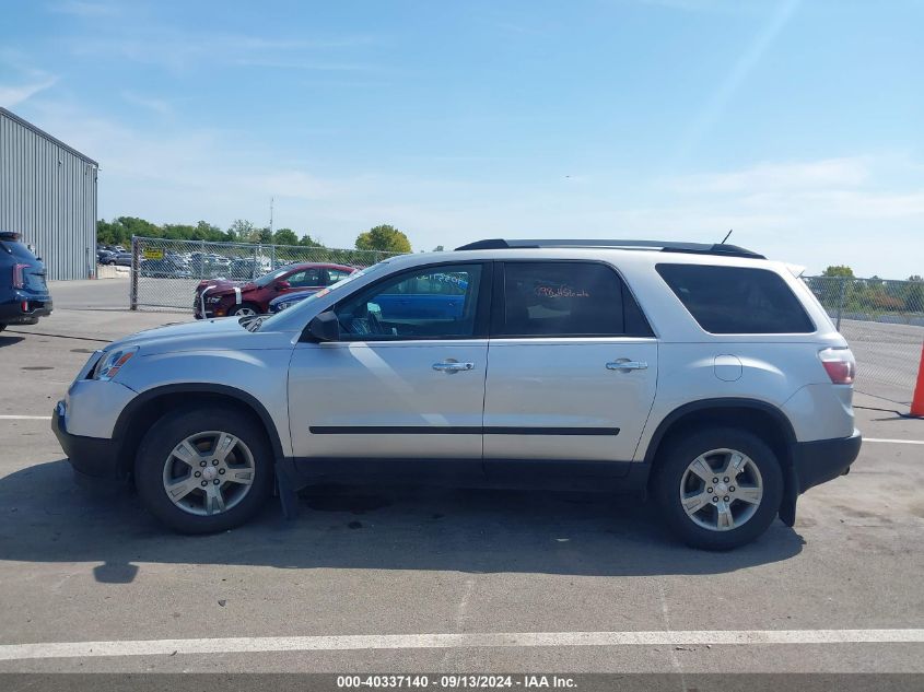 2010 GMC Acadia Sl VIN: 1GKLVKEDXAJ240386 Lot: 40337140