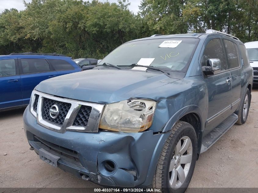 2010 Nissan Armada Se/Titanium/Platinum VIN: 5N1BA0ND5AN619095 Lot: 40337164