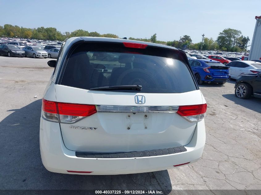 2016 Honda Odyssey Ex-L VIN: 5FNRL5H60GB129257 Lot: 40337225