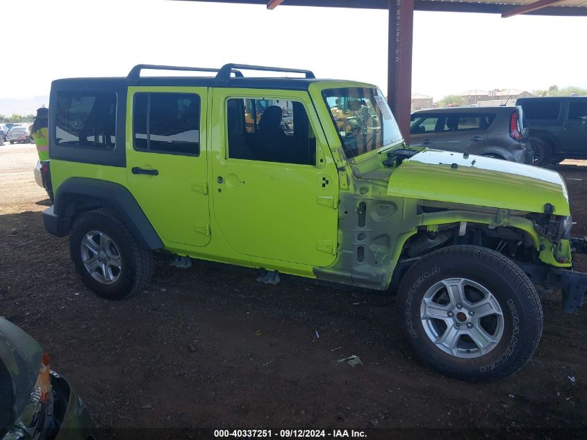 2017 Jeep Wrangler Unlimited Sport VIN: 1C4BJWDG5HL527705 Lot: 40337251