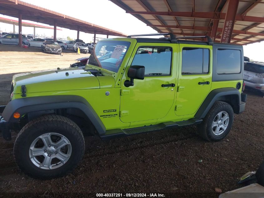 2017 Jeep Wrangler Unlimited Sport VIN: 1C4BJWDG5HL527705 Lot: 40337251