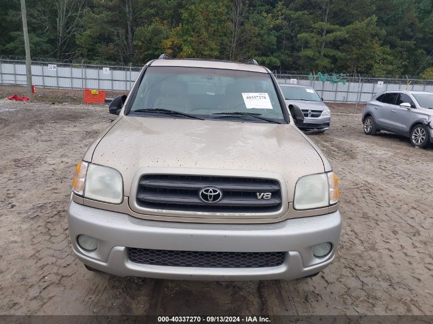 2002 Toyota Sequoia Sr5 VIN: 5TDZT34A02S130377 Lot: 40337270