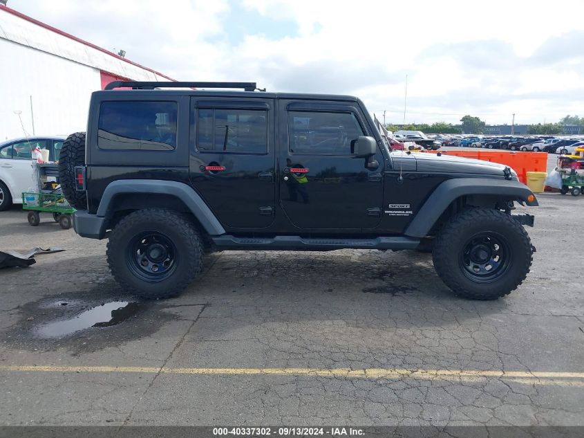 2012 Jeep Wrangler Unlimited Sport VIN: 1C4HJWDG7CL214240 Lot: 40337302