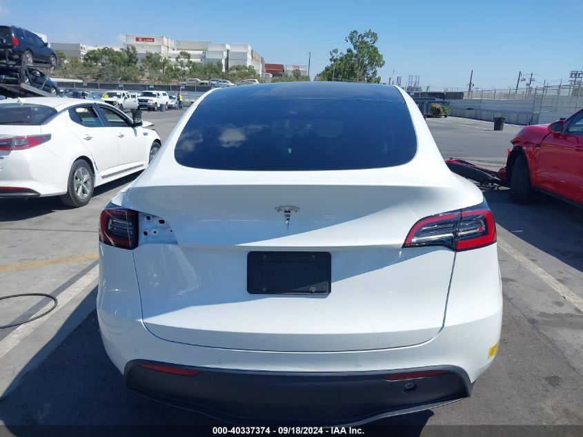 2021 Tesla Model Y Standard Range Rear-Wheel Drive VIN: 5YJYGDED0MF163207 Lot: 40337374