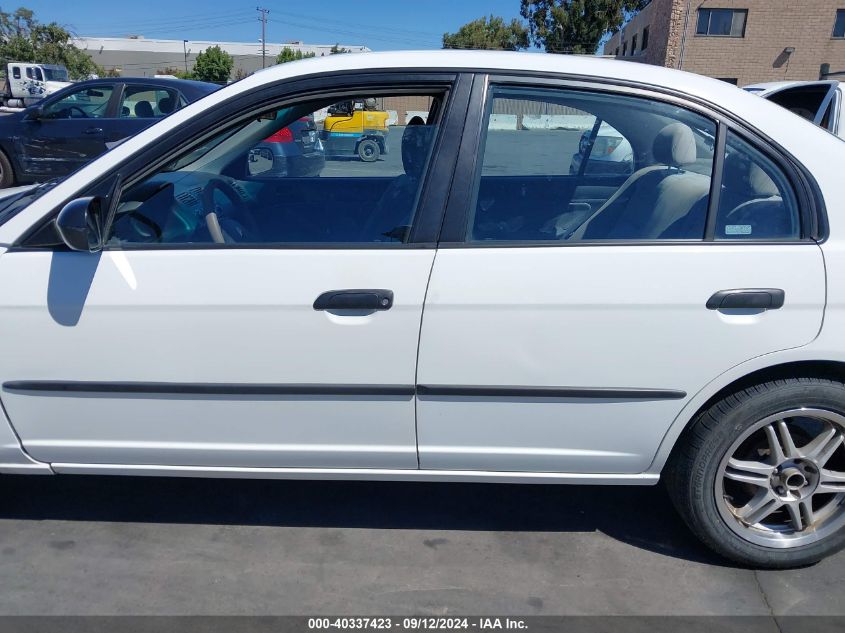 2004 Honda Civic Vp VIN: 2HGES16344H632428 Lot: 40337423