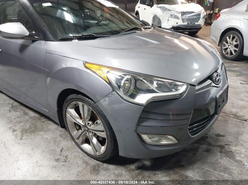 2016 Hyundai Veloster VIN: KMHTC6AD2GU283458 Lot: 40337436