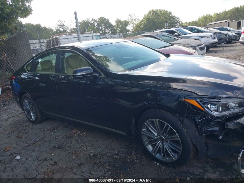 2018 Genesis G80 Premium/Ultimate VIN: KMHGN4JE0JU233416 Lot: 40337491