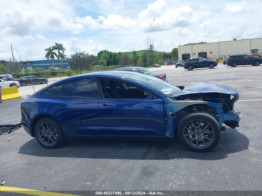 2022 Tesla Model 3 Long Range Dual Motor All-Wheel Drive VIN: 5YJ3E1EB4NF267097 Lot: 40337496