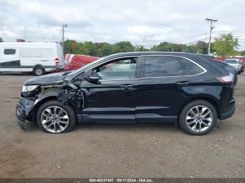 2017 Ford Edge Titanium VIN: 2FMPK4K98HBC07057 Lot: 40337497