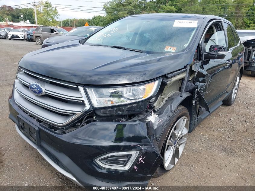 2017 Ford Edge Titanium VIN: 2FMPK4K98HBC07057 Lot: 40337497